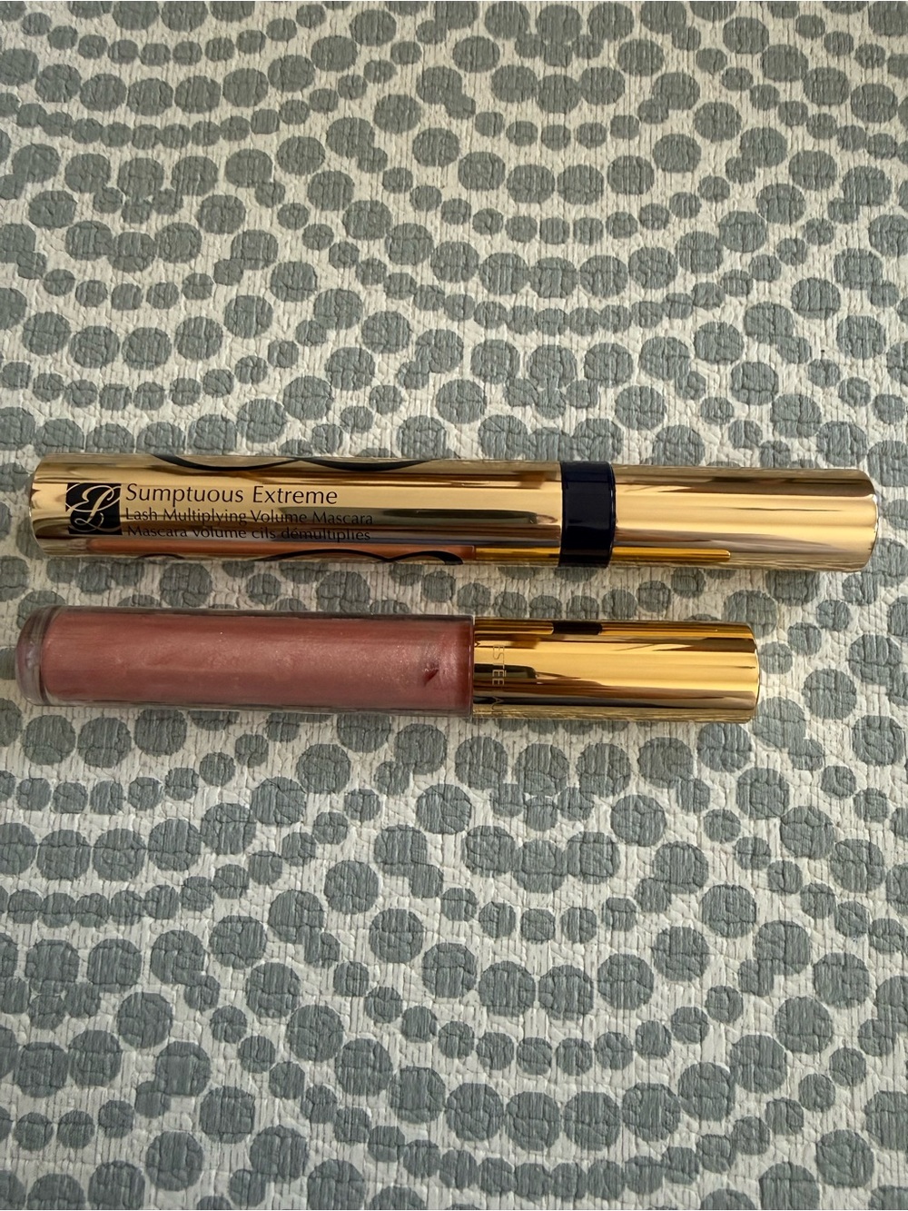 Estee Lauder Sumptuous Extreme Mascara and Shimmer Rose Lip Gloss